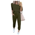 thumbnail image 1 of Conjunto Deportivo PRETTYGARDEN 2025 para Mujer, Set de Ropa Casual Verde Militar XXL, 1 of 6