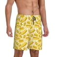 thumbnail image 2 of Sikiie Ears Of Corn Mens Pajama Shorts, Lightweight Lounge Pant with Pockets Soft Sleep Pj Shorts for Men3X-Large, 2 of 6