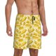 thumbnail image 2 of Balery Ears Of Corn Pantalones cortos de pijama de punto de algodón para hombre con cinturilla y bolsillos-Small, 2 of 6