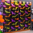 thumbnail image 1 of Cortinas con flecos de aluminio Mega-L para decoración de fiesta de Halloween, paquete de 2, 1 of 9