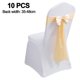 thumbnail image 2 of 10 Uds. De lazos de satén para sillas, lazos para decoración de eventos, bodas, banquetes y fiestas, 2 of 5