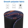 thumbnail image 7 of Blue Orange LinesLine Theme&nbsp;mouse Padswaterproofno Slip&nbsp;for Office Home Work GamingmousematRubber Base Mousepad with Stitched Edges 31.5x11.8inches, 7 of 7