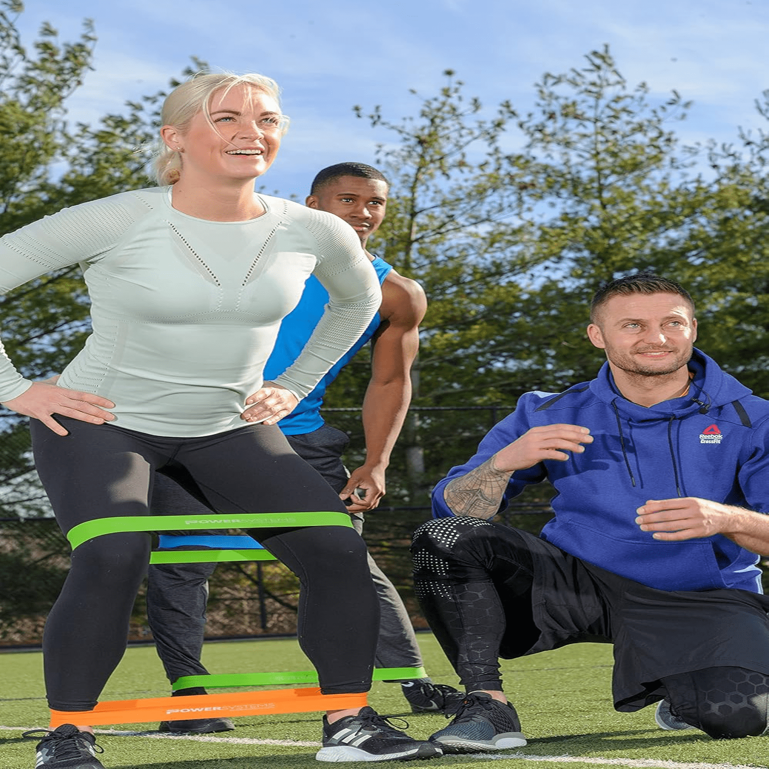 Power Systems Versa Loop Resistance Bands – Set of 6 for Full Body Workouts at Home or Gym