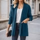 thumbnail image 5 of Ailaofu Women's Casual Open Front Sweater Long Sleeve Rib Knit Cardigan, 5 of 5