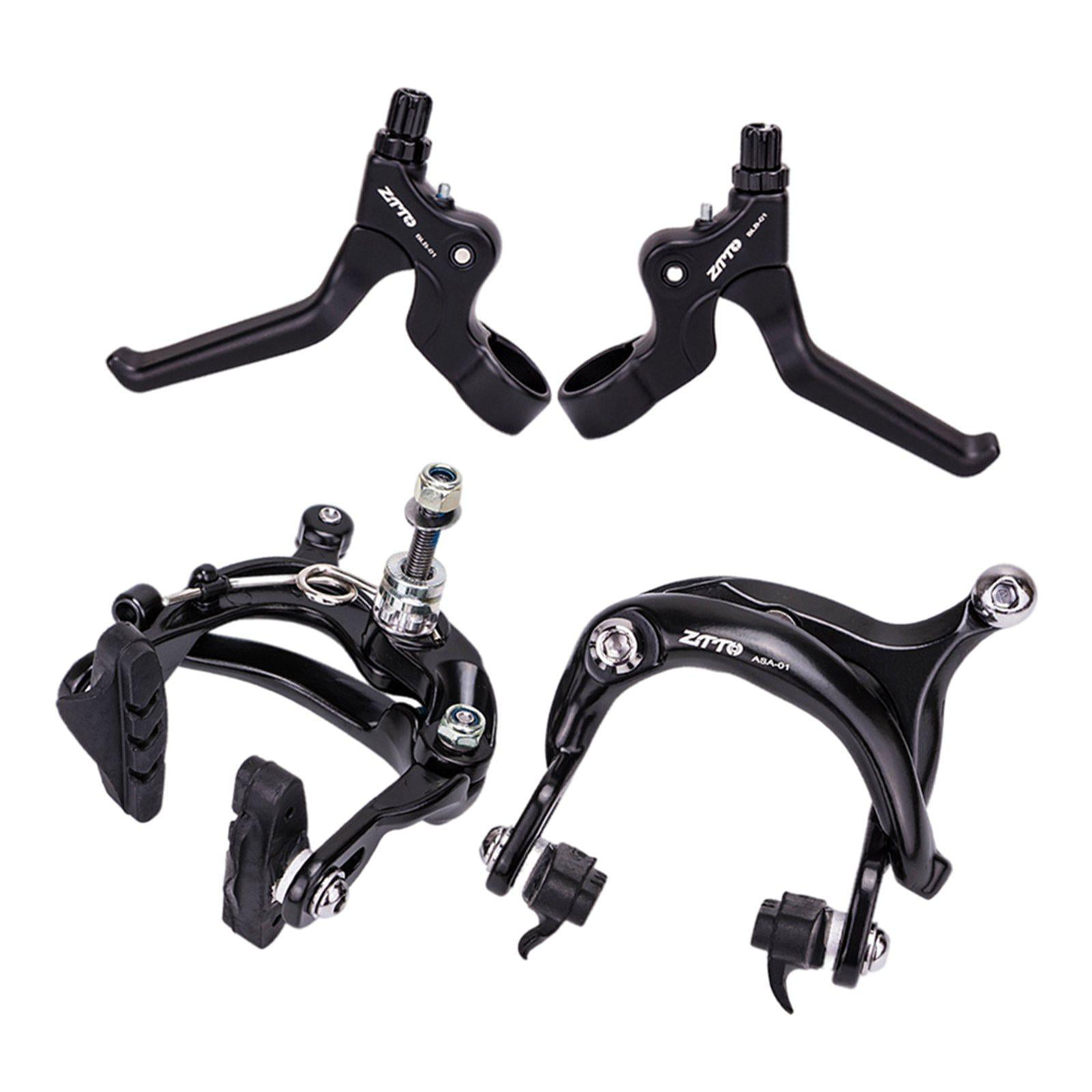 Lightweight Alloy Side Pull Bicycle C Caliper Brake Bike Lever Cable Housing 