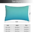 thumbnail image 2 of Kdxio Cotton Pillow Cases 14"x20" Pillowcases,Soft and Breathable Bedroom Pillow Cases-Teal Turquoise-No Pillow Core, 2 of 5