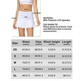 thumbnail image 3 of Faldas de tenis deportivas para mujer, faldas pantalón ligeras para golf, correr, hacer ejercicio con pantalones cortos deportivos, falda corta para mujer, falda deportiva para fitness y, 3 of 5