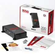 BOSS Audio Systems R1002 2 Channel Car Amplifier, Class A/B, Bridgeable, 2-8 Ohm Stable, Full Range Amp for Speakers & Subwoofer
