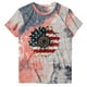 thumbnail image 1 of Blusa Informal Elegante Para Mujer, Camisetas Divertidas Y Lindas de Manga Corta Con Estampado de Bandera Del Día de La Independencia, Camiseta Teñida Anudada Odeerbi  ODB165528, 1 of 7