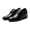 thumbnail image 4 of CMR CHAMARIPA Elevator Dress Shoes - Shoes That Increase Your Height - Black Derby Shoes 7 CM / 2.76 Inches, 4 of 5