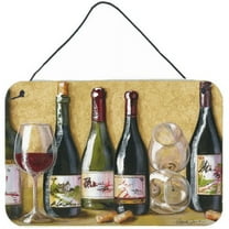 Carolines Treasures TMTR0271DS812 Wine Du Vin by Malenda Trick Wall or Door Hanging Prints  8x12 multicolor