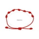 thumbnail image 5 of 6pcs pulsera trenzada roja nudo cuerda de pulsera ajustable cuerda roja cadena de muñeca, 5 of 6