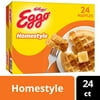 Eggo Homestyle Waffles, Frozen Breakfast, 24 Count