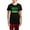 With Red Plaid Pant, variant on CafePress - Irish Today Brazilian Tomorr Women's Dark Pajamas - Women's Short Sleeve Print T-Shirt and Pants Dark Cotton Pajama Set