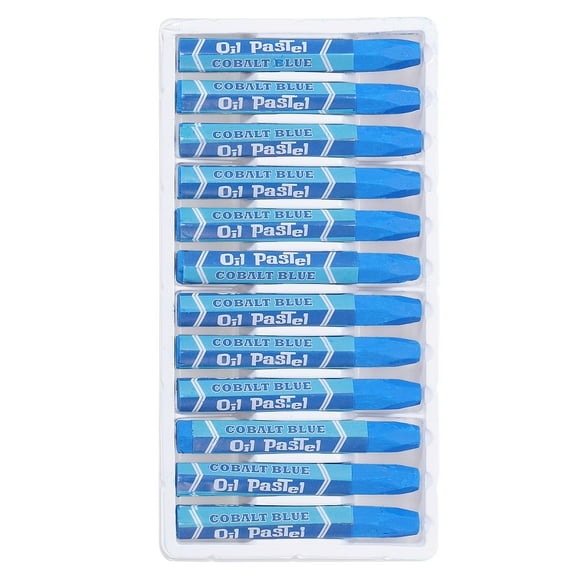 Uxcell Cobalt Blue Oil Pastels, 36Pcs Soft Oil Crayons Vibrant and Creamy Pastels Stick Art Supplies for Art Painting Drawing Blending Graffiti for Artists Beginners