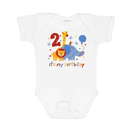 

Inktastic Safari 2nd Birthday Gift Baby Boy or Baby Girl Bodysuit