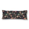 thumbnail image 1 of BSDHOME Watercolor Floral Cherry Flowering Tree Small Flower Tree Peach Body Pillow Covers Case Protector 20x60 inch, 1 of 2