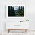 thumbnail image 2 of Sun-Kissed River Bend - Washougal Washington Photography Forest Nature Wilderness Scenic Woodland Landscape Woods White Framed Wall Art Print 24 x 36 inches, 2 of 3