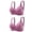 Purple, variant on 2 Pack Bras for Women No Underwire Plus Size Sport Bras for Women Casual Comfort Bra Back Support (40, Purple)
