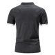 thumbnail image 4 of Camiseta informal de manga corta con botones sólidos para hombre Pompotops oipoqjl46384, 4 of 9