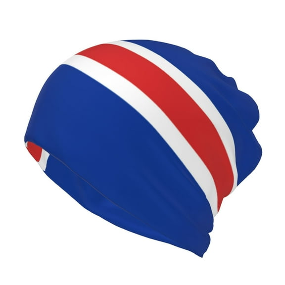 Multifunction Beanie Hat The Icelandic Flag Beanie Hat Scarf Stretch Skull Cap For Women Men