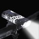 thumbnail image 2 of Linterna frontal para bicicleta recargable por USB con sensor inteligente, lámpara superbrillante blanco negro, 2 of 9