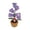 Purple-night light, variant on Romantics Atmospheres Creators Handmade Crochet Valley Potted Plant LED Night Lights for Bedroom Ambiances