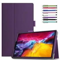 iPad Pro 11 Case, EpicGadget Lightweight Folding Folio PU Leather Stand Auto Wake/Sleep Cover for Apple iPad Pro 11 Inch 3rd Generation 2021 / 2nd Gen 2020 / 1st Gen 2018 (Purple)