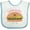 White and Blue, variant on Inktastic Cute Kawaii Hamburger Boys or Girls Baby Bib