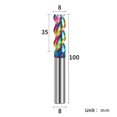 thumbnail image 1 of 1Pcs Hrc55 3 Flute Carbide End Mill Aluminum Cnc Milling Cutter Carbide 18, 1 of 10
