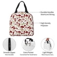 thumbnail image 2 of Kdxio Mushroom Print Insulated Lunch Bag,Reusable Tote Lunch Box for Women Men,Leakproof Cooler Lunch Bags for Work Office Travel Picnic, 2 of 6