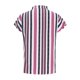 thumbnail image 4 of Camisetas de Manga Corta para las Mujeres Moda Casual Rayas Impreso Hombro a Mangas Cuello en V, 4 of 5