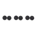 thumbnail image 1 of Jumpingount Pendientes Auriculares 8MM Acero inoxidable Ronda Stud Cabujones Decoraciones Boda Encanto Drusy Navidad para Mujeres Niñas 12 Type1 NO1, 1 of 6