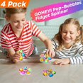 thumbnail image 5 of KATEA Pop Fidget Spinner Juguetes Paquete de 4, Favor de Fiesta Pop Fidget Toy Paquete a Granel, Juego de Juguetes Sensoriales Pop Bubble para Niños, Simple Pop Fidget Spinners TDAH Stre, 5 of 5