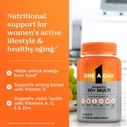 One A Day Multivitamin for Women 50 and Over, Women’s Vitamins for Bone Health, 65 Count