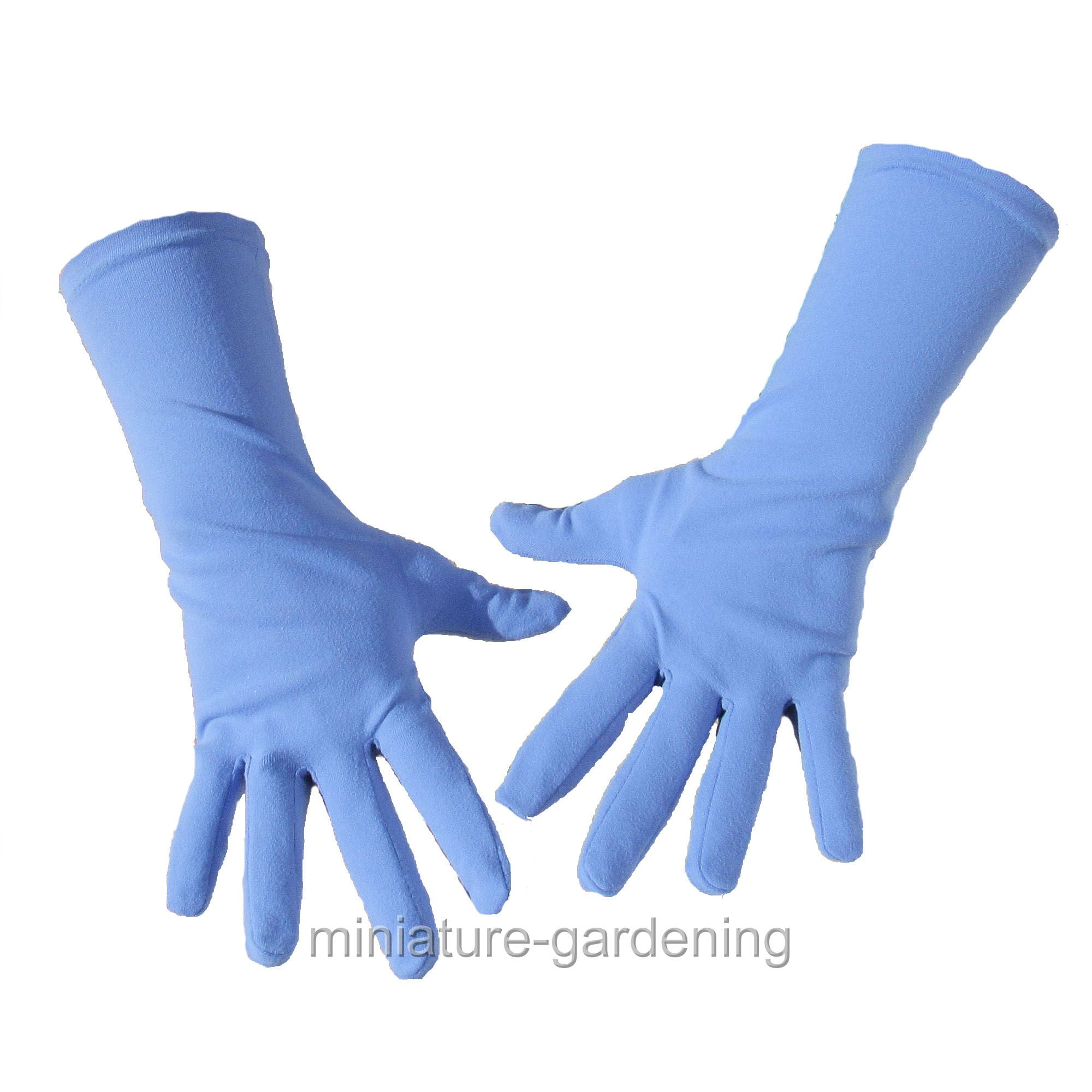 Size Medium Foxgloves Grip Gardening Gloves Periwinkle Blue 