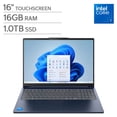 thumbnail image 1 of Open Box - Lenovo IdeaPad Slim 5i 83J1002KUS 16" Touchscreen Laptop - Blue (Intel Core 7-240H /  RAM / 1 TB SSD / Windows 11 Home), 1 of 4
