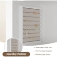 thumbnail image 4 of Vecenuy White Bathroom Wall Cabinet with Mirror, 3 Lighting Modes, Adjustable Brightness, Jewelry Holder, Sliding Door, Over Toilet Storage Cabinet, White, 4 of 9