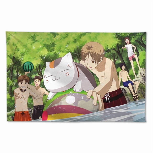 Tapiz de pared Natsume's Friends Takashi's Anime 140x90 cm