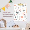 thumbnail image 4 of FORMRS Acrylic Clipboard with Low Profile Clip Standard A4 Letter Size, 12.5" x 9", Garden Pattern, 4 of 8