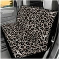 thumbnail image 3 of Yuyamidu Gray Leopard Print Car Seat Cover Set of 14 Universal Front Back Seat Cover with Steering Wheel Cover Seat Belt Pad Armrest Cover Pad Headrest Covers Cup Mat Key Chain, 3 of 7