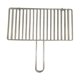 thumbnail image 2 of Cesta de malla gruesa de acero inoxidable para parrilla de barbacoa | Pinza vertical para parrilla de pescado y verduras | Herramienta resistente para asar carne y mariscos | 39 x 24 cm, 2 of 6