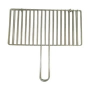 Kdkad Fish Grilling Basket, BBQ Grilling Basket, Folding Portable Stainless Steel BBQ Grill Basket for Fish Vegetables Shrimp with Handle