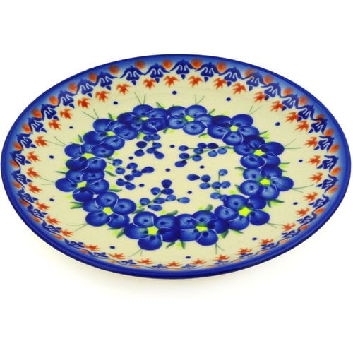 Polmedia Passion Poppy Polish Pottery Decorative Plate