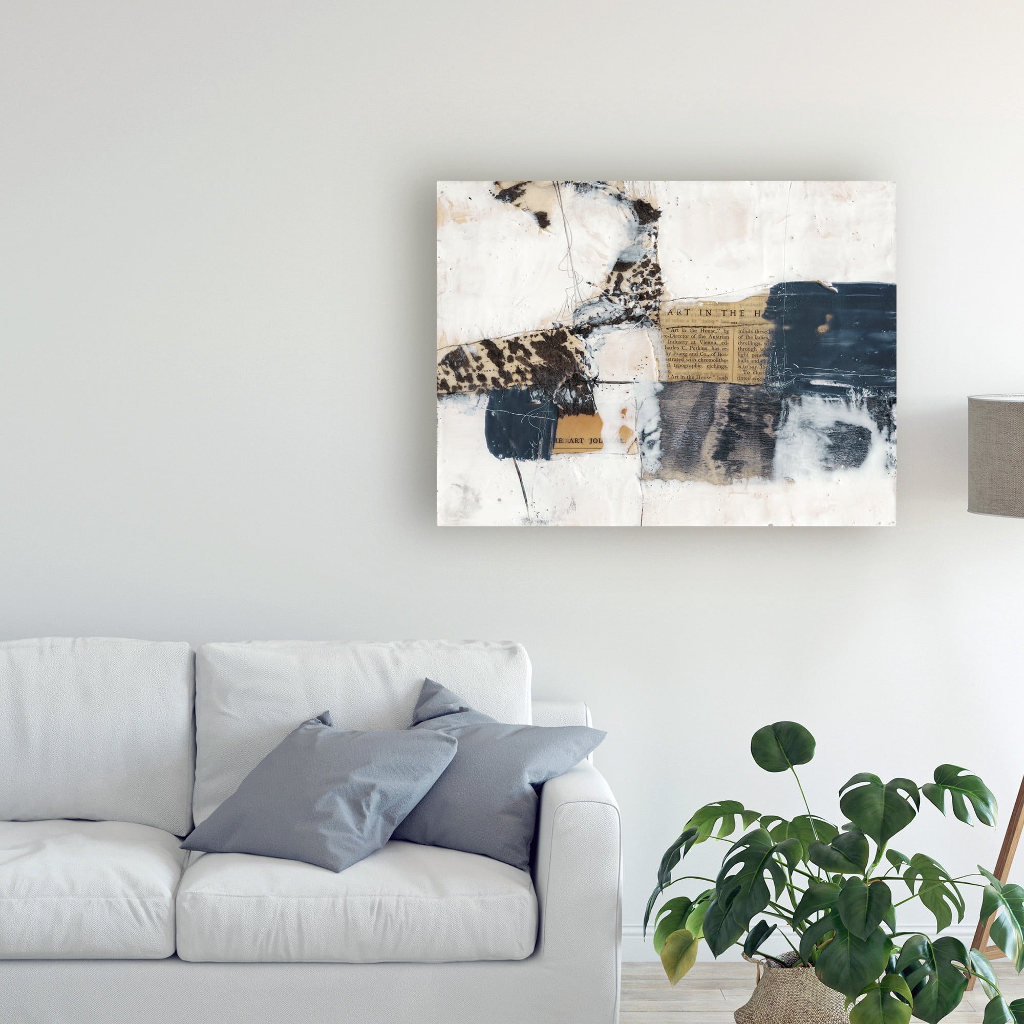 Trademark Fine Art 'Art House I' Canvas Art by Jennifer Goldberger