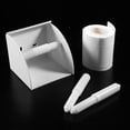 thumbnail image 3 of Hongchegh paper roller 10PCS Toilet Paper Roller Fit-All Style Plastic Spring Loaded White Toilet Paper Roller Bathroom Paper Holder Replacement, 3 of 7