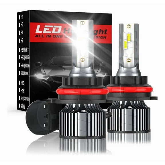 Applies to LED Headlight Kit 9007 30000lm for Nissan High/Low Beam