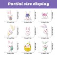 thumbnail image 4 of Pegatinas de pared decorativas de conejo, decoración de doble cara, huevos de conejo de Pascua, 4 of 5