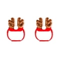 thumbnail image 1 of Methold Trajes de invierno de Navidad Ropa Diadema Bufanda Conjunto de mascotas Fiesta familiar Regalos de Año Nuevo Mascotas Suministros para el No.02 2piezas Methold CBP162824, 1 of 5