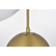thumbnail image 6 of Living District Eclipse 18 Inch Pendant Frosted White Shade in Satin Gold, 6 of 9